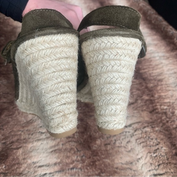 Veronica Beard Seki Espadrille Wedge Military - Picture 7 of 10